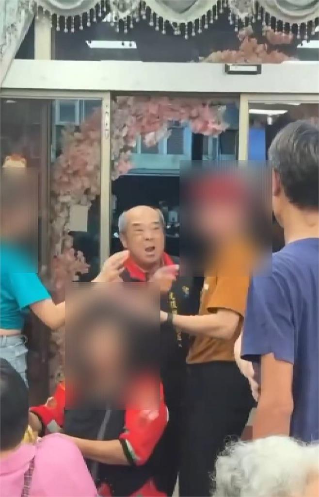 快新聞／藍營「這參選人」鬧場畫面曝光！被爆作勢打人、飆罵三字經