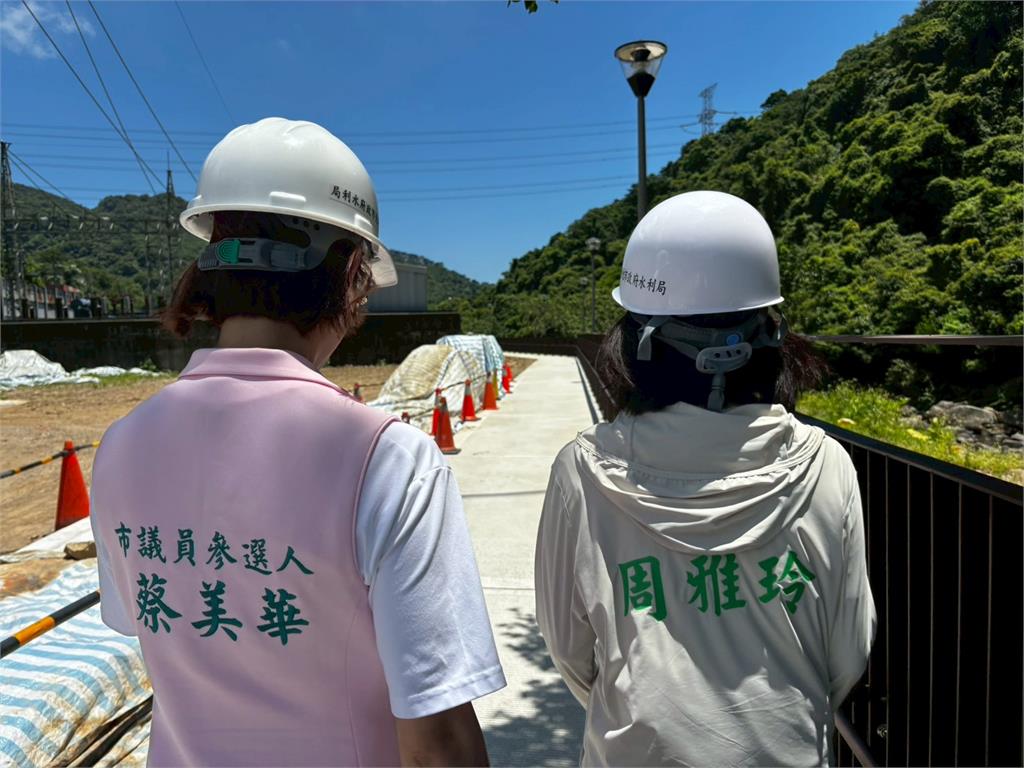 巴威颱風逼近 蔡美華走訪選區關心防颱措施及居民需求