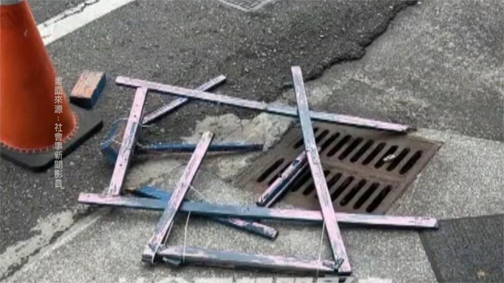 不滿玩具店路霸行為 雲林男深夜狠砸招牌