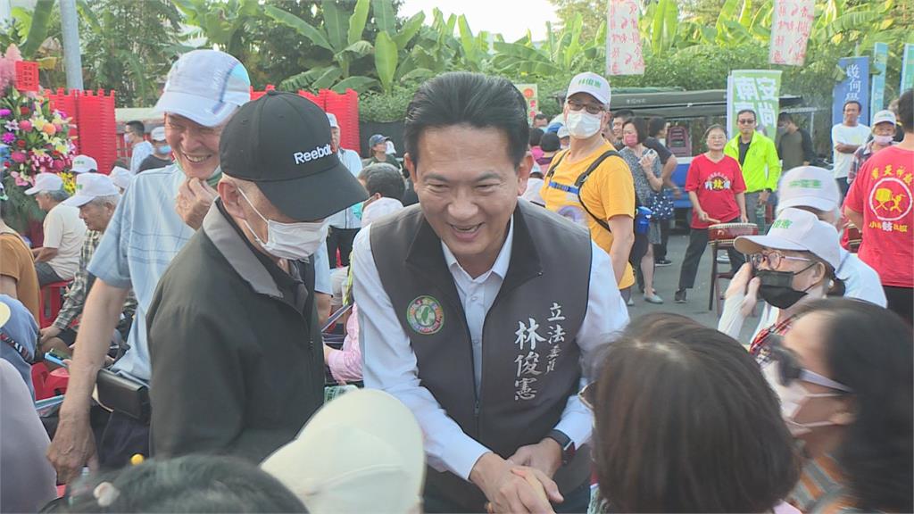 台南市長初選!陳亭妃拚親子票 林俊憲直攻對手本命區