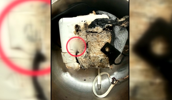 驚險! 睡夢中"行動電源突自燃" 房間瞬間煙霧瀰漫