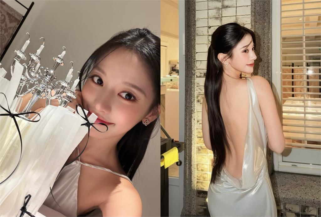 蔡瑞雪生日不藏了「後背挖大U」蜜桃曲線險看光！親認「單身快樂」心聲曝光