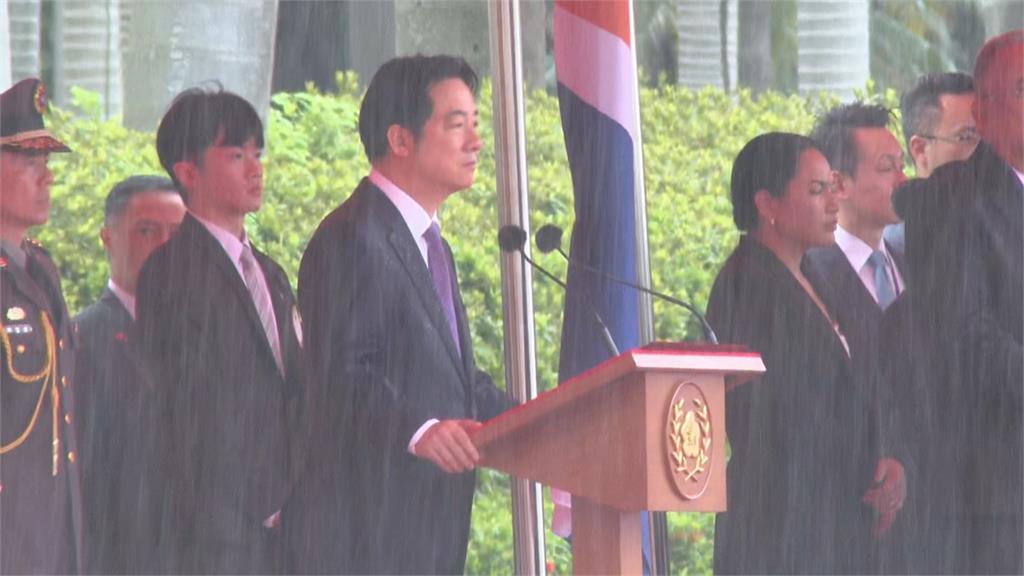 快新聞/府前軍禮隆重接待!馬紹爾群島總統海妮訪台
