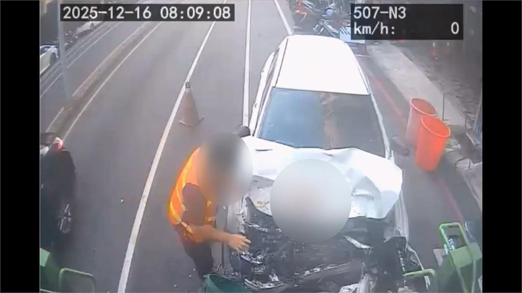 悲劇！女清潔員遭撞「夾在車中間」亡　駕駛酒測值0.95不知撞到人
