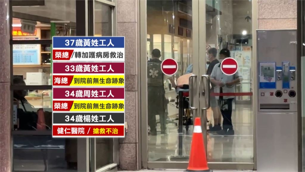 台積電楠梓廠F22廠重大工安 P4工地吊鋼梁砸中4焊工「3死1重傷」