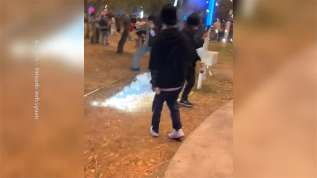 台中跨年煙火變砲火? 落焰射人群如隕石墜落災難片