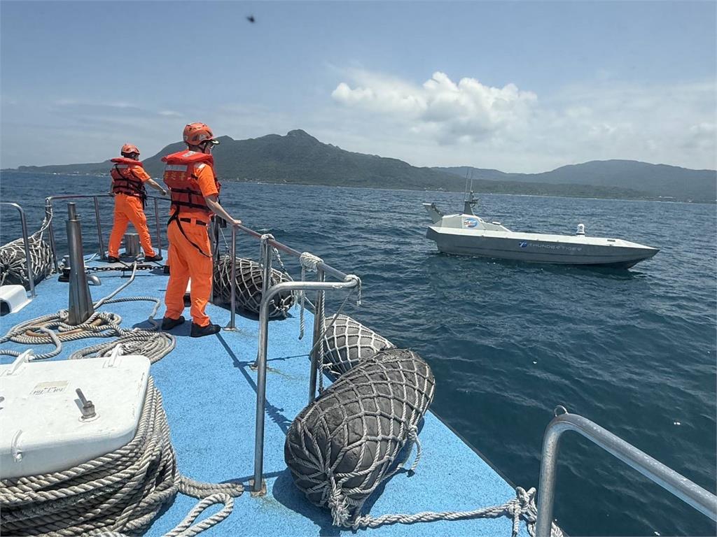 海巡雷達精準尋獲失聯無人船 即時應處維護海域秩序