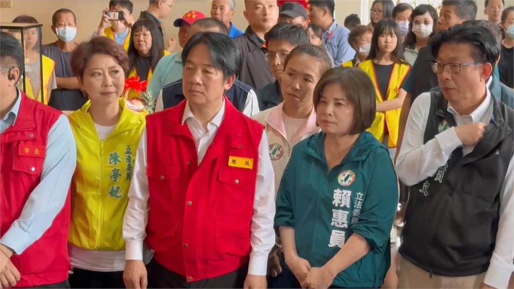 賴總統台南勘災! 郭智輝:週五天黑前宮廟、活動中心復電