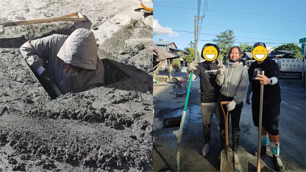 鏟子女超人「蹲水溝狂挖」畫面瘋傳　「真面目」曝光萬網激動：仙女在發光！