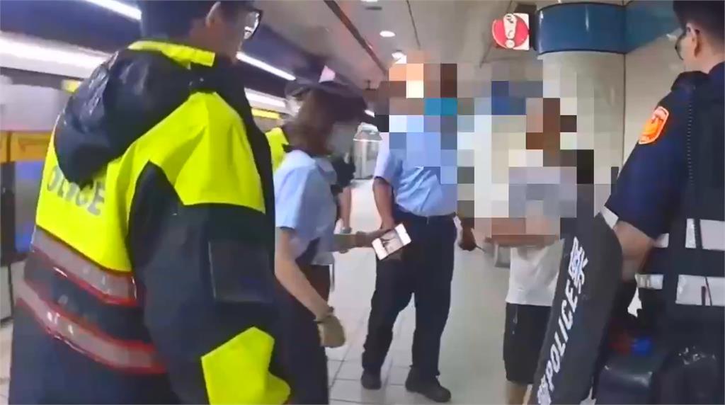 捷運車廂「拿銼刀磨銅塊」嚇壞民眾 男府中站遭請下車 社維法送辦