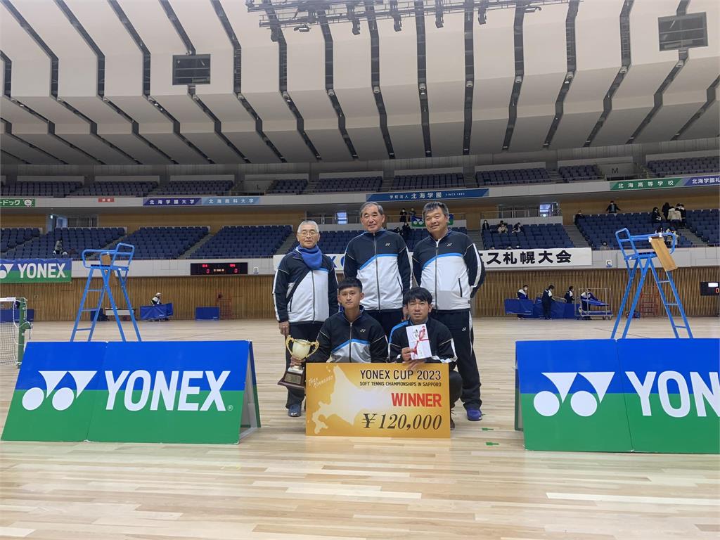 札幌YONEX CUP盃軟網錦標賽　台灣男雙選手歐子鴻、林偉傑過關斬將奪冠