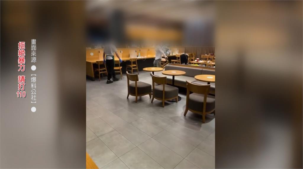 台中失聯移工咖啡廳情緒失控 持椅子狂砸店員、釀2人傷