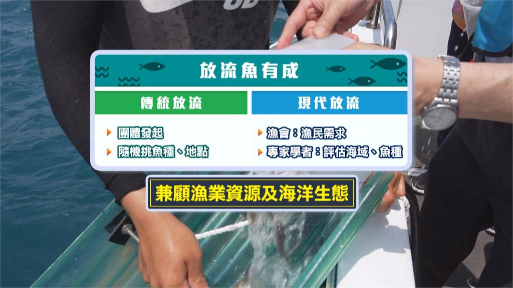 基隆漁會聯手台電、市府拚永續 邀各界「流放十萬魚苗」復育海洋
