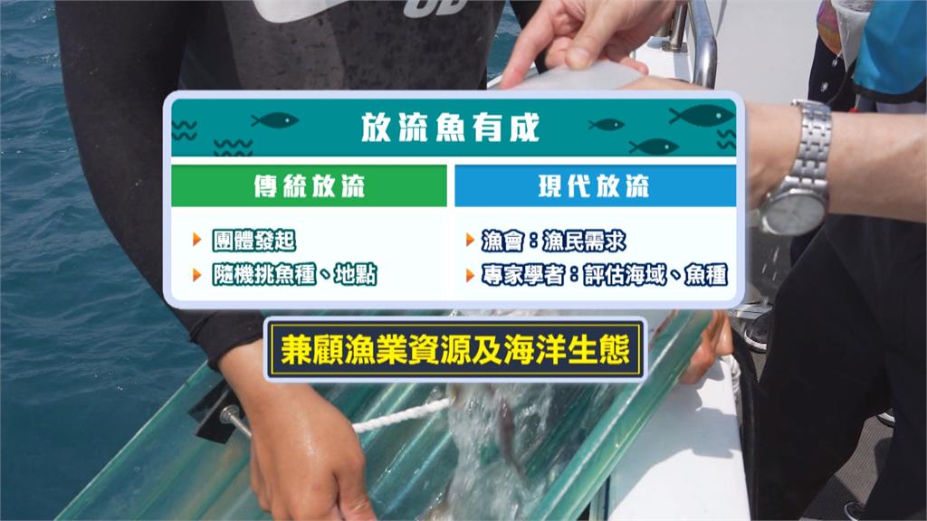 基隆漁會聯手台電、市府拚永續　邀各界「流放十萬魚苗」復育海洋