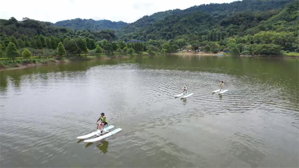 明德水庫秘境「海棠島」 封閉型水域SUP水上活動啟動