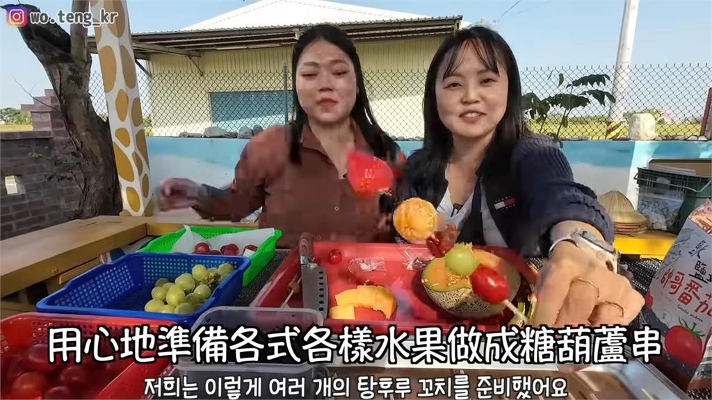 初體驗自產糖葫蘆!「採果到製作」一手包辦 韓妞大讚:糖葫蘆的天花板