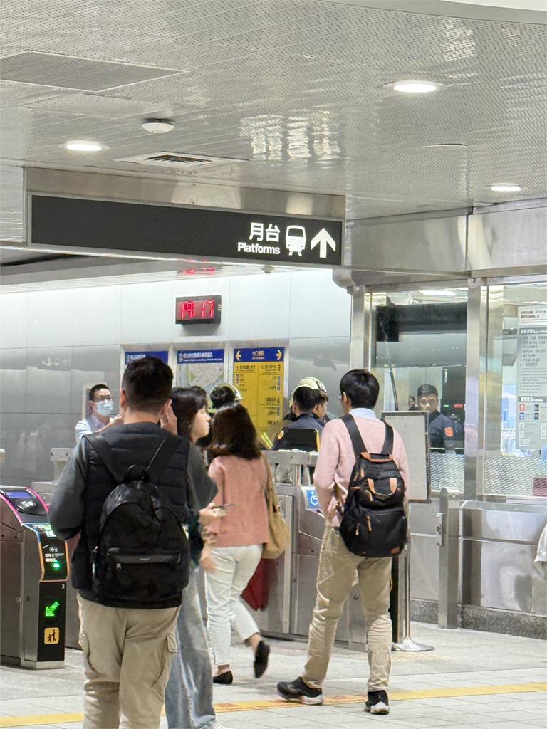 最新/驚嚇!不明人士「揚言」攻擊北捷松山站 警消現場戒備中