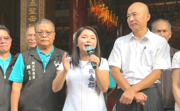 韓國瑜站台挺張嘉郡接棒　前縣長蘇治芬大讚劉建國