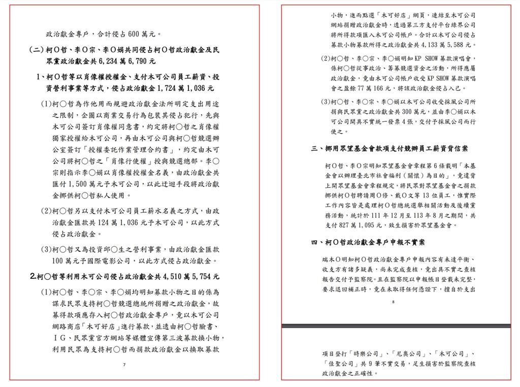 起訴柯文哲/遭求刑28年6月!四叉貓曝「北檢新聞稿」詳列4罪狀:參與歷史