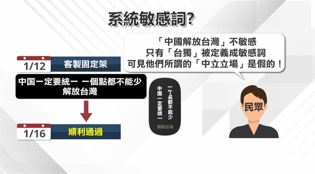客製「頑固台獨份子」水壺遭拒決出貨 業者:系統偵測敏感文字