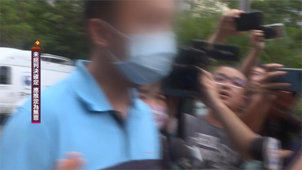 高中生墜樓案 夏姓配偶首度現身 父子五小時訊問無保請回