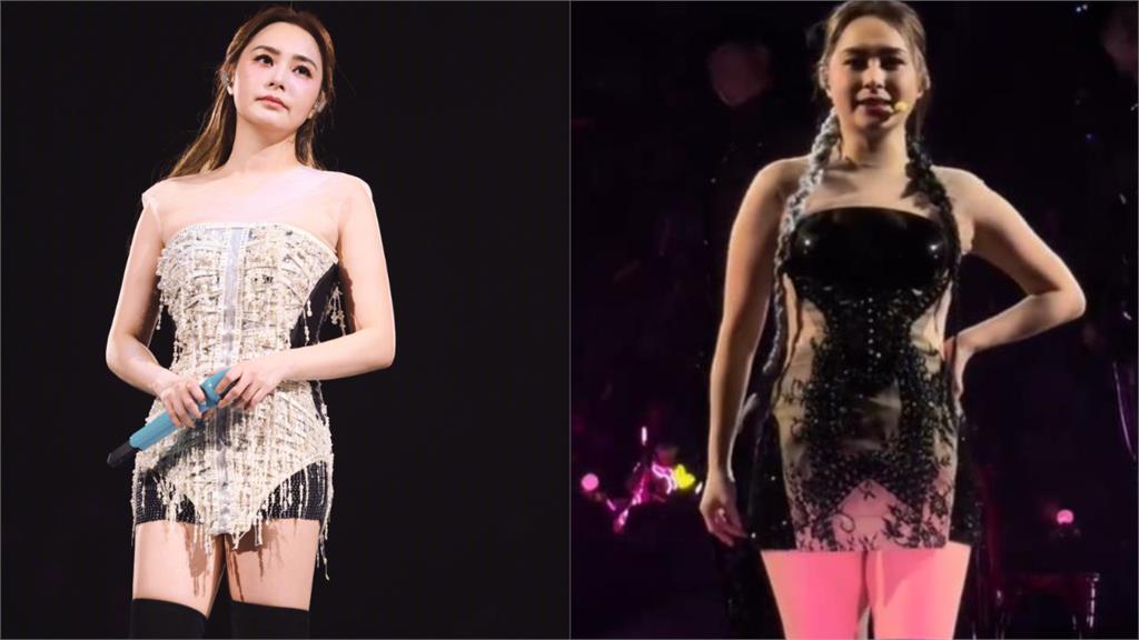 才忽胖忽瘦…阿嬌「清純臉大黑化」判若兩人!濃妝妖艷照網看傻:我的媽