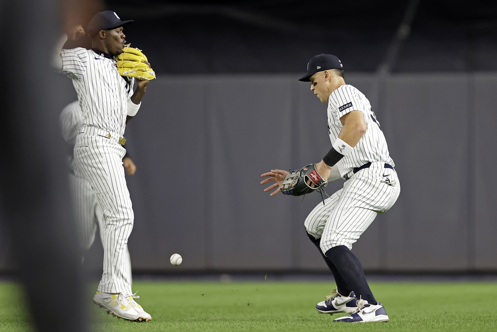MLB(影)/法官「雷射肩」不見了!賈吉重返右外野傳球竟然軟趴趴