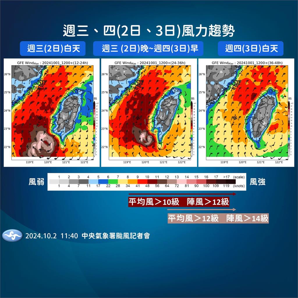 快新聞／新！苗栗納陸警、13縣市戒備　氣象署：山陀兒估明登陸西南部