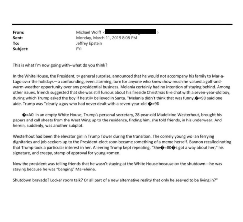 艾普斯坦檔案驚見「川普外遇醜聞」！首任期間與「女秘書有染」穿內衣留白宮