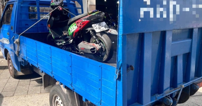 躲查緝!小貨車載無牌機車 赴台72線競速狂飆