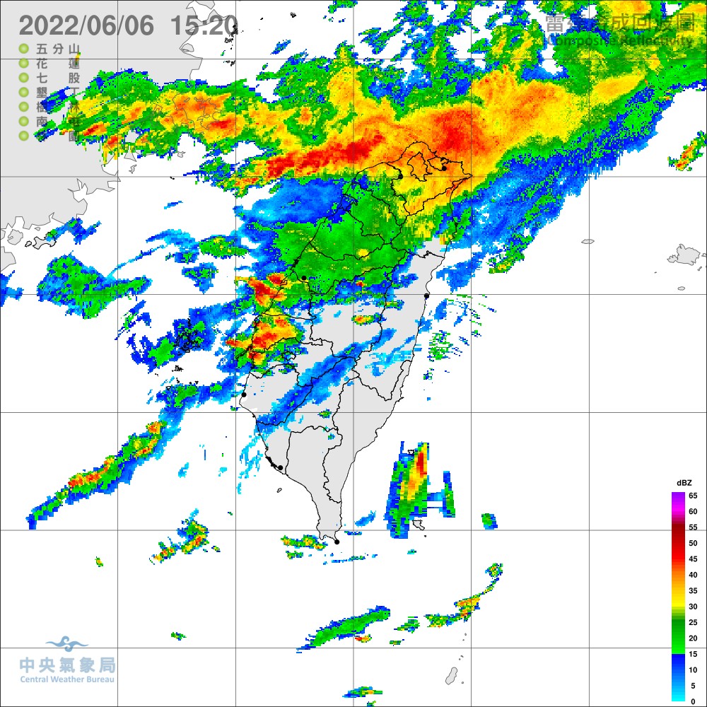 快新聞／鋒面接近雨彈來了！　12縣市大雨特報防雷擊強陣風