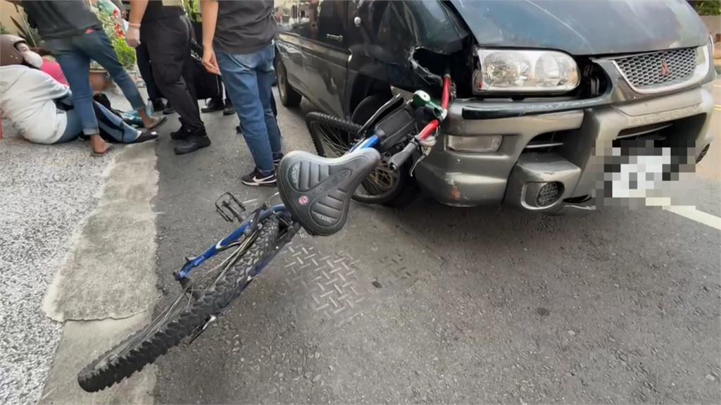 廂型車酒駕撞飛腳踏車! 國小男童遭撞手指斷裂送醫