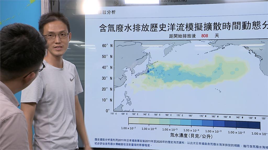 日本8/24起排放「氚」廢水　歷史海流模擬1～2年後影響台灣