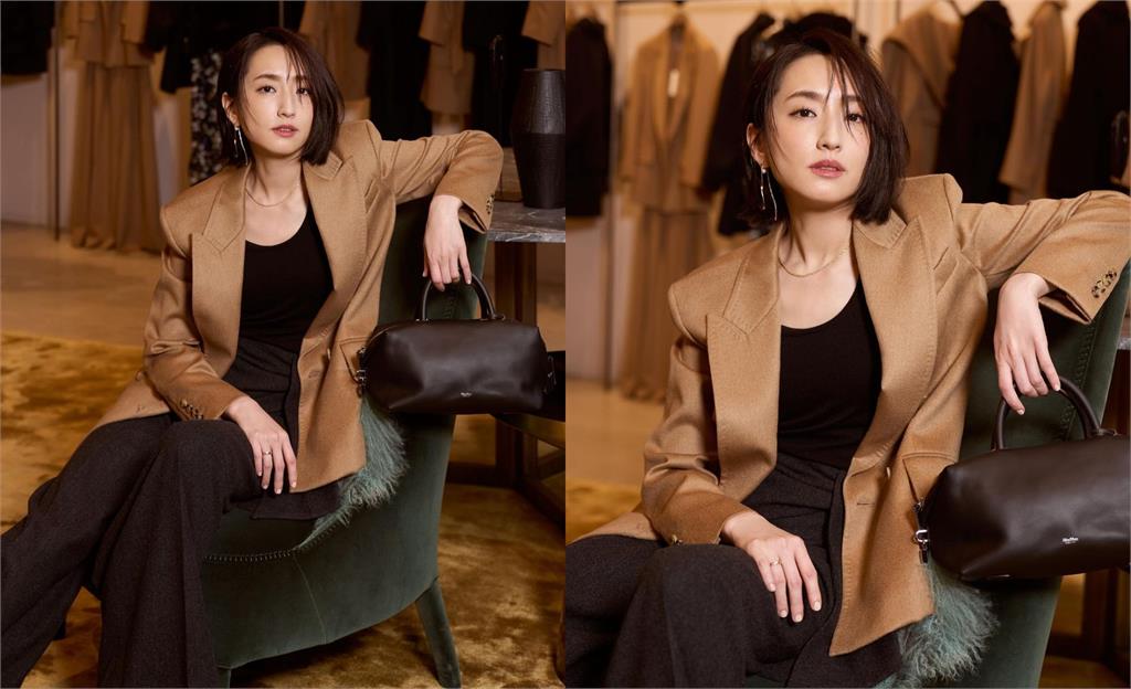 柯佳嬿總裁西裝破防「衝出黑暗大U」!排釦噴開網秒急壞:還是那麼…