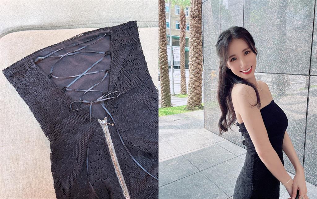 畫面曝光！辣妹試穿XS洋裝「當場胸部卡住」脫不下　差點脫臼超尷尬