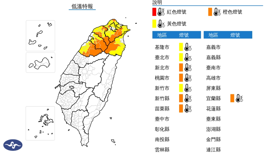 冷氣團發威「8縣市低溫」跌破10度！林嘉愷曝「全台1週溫度」這天才回暖