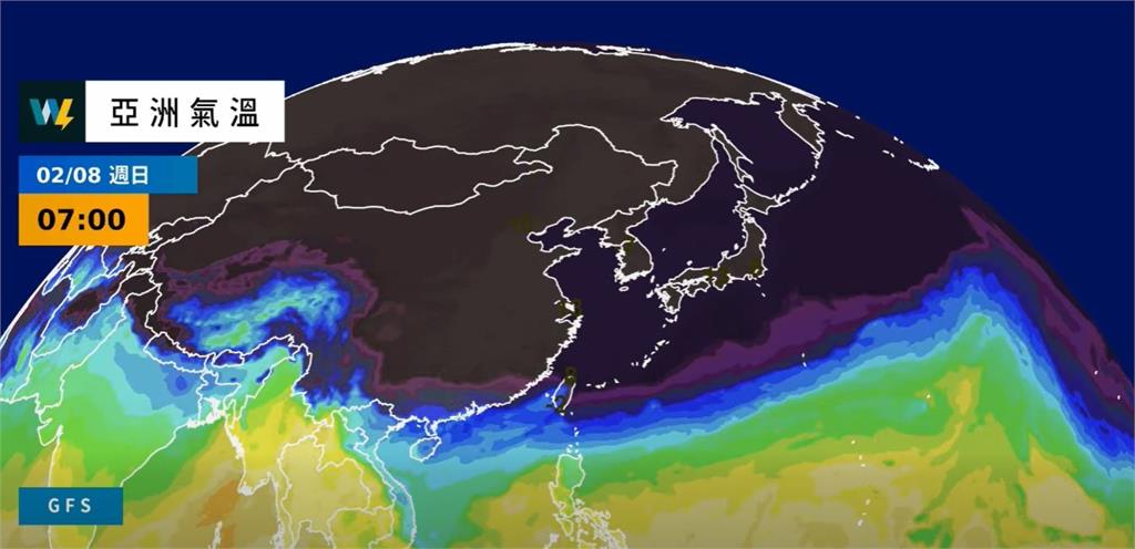 快新聞／開春最強寒流急凍全台　北北基桃低溫下探6度