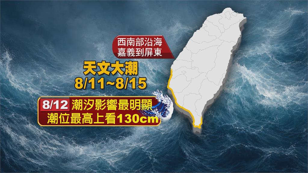 年度大潮又來了! 屏東東琉線"水位暴漲" 遊客爬梯登船