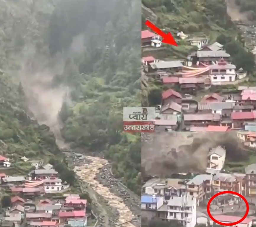 影／印度暴雨紅色警戒！村莊遭「土石流淹沒」畫面曝光⋯逾50人下落不明
