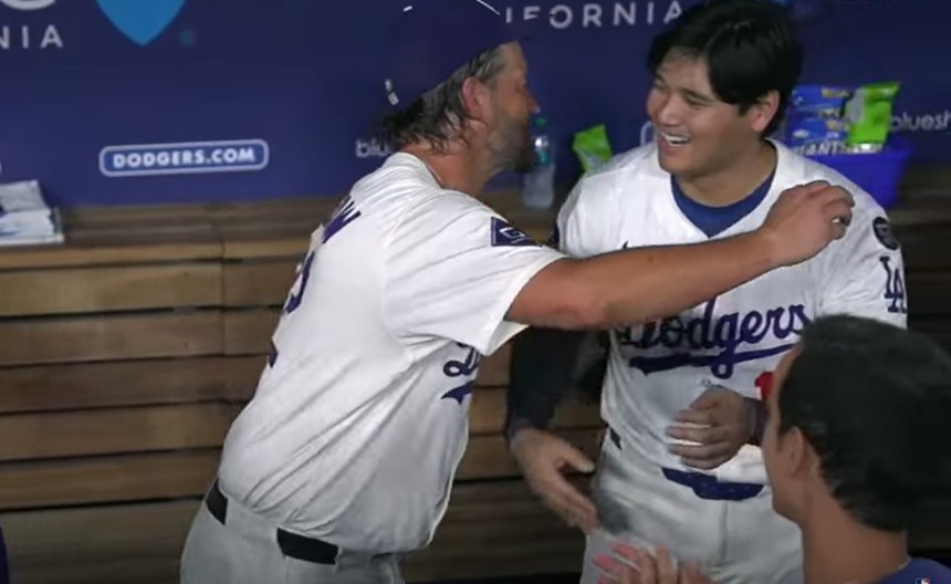 MLB(影)/柯蕭給大谷愛的抱抱!不可思議的三分砲生涯最終戰躲過敗戰