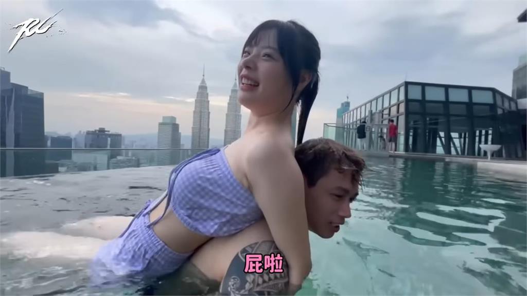 嗨玩馬來西亞無邊際泳池「哥竟拉親妹沉水底」 網紅兄妹魔鬼式相處網笑翻