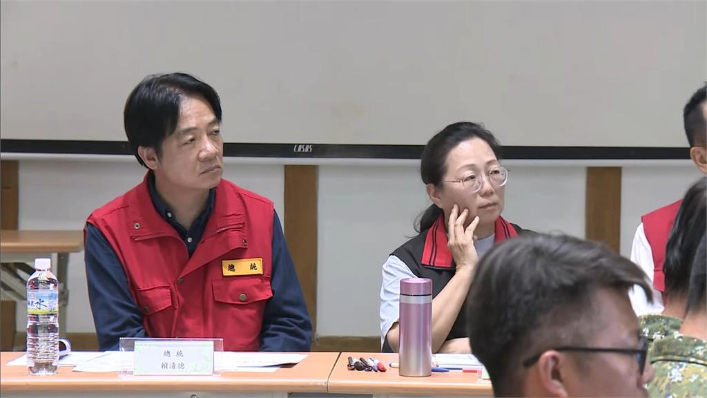 賴總統二度赴光復勘災　　徐榛蔚跳針問：會去清泥土？