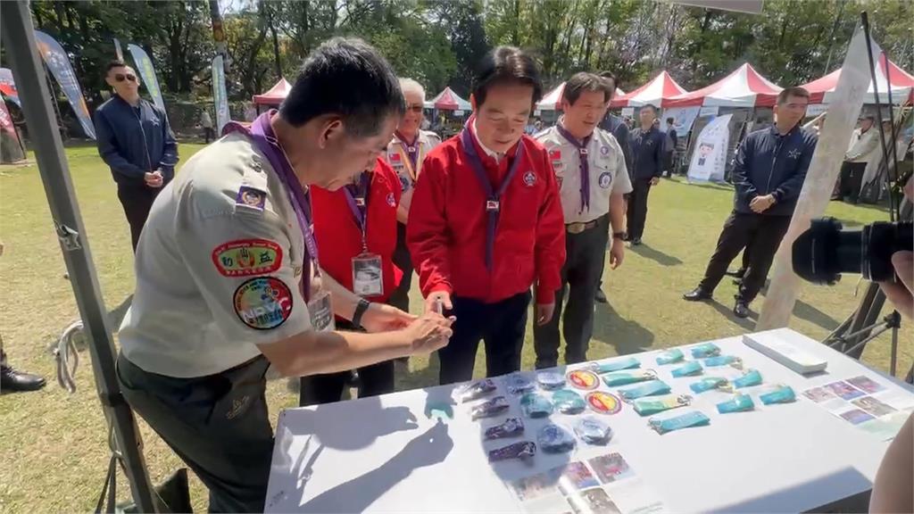 出席全國童軍節慶祝大會 賴:讓童軍成推動外交軟實力