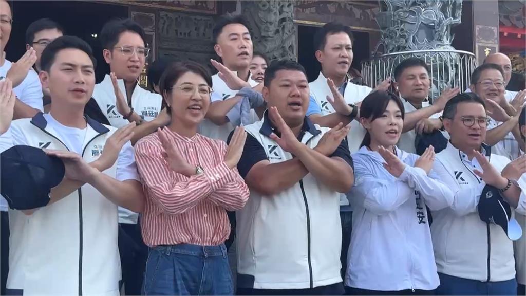 罷游顥團隊與反罷方　竹山街頭互尬叫陣