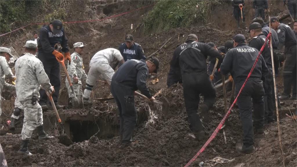 墨西哥雨彈狂炸! 洪患釀64死65失蹤 土石掩埋家園 罹難人數恐再攀升