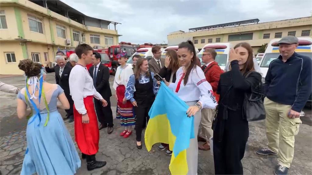 烏俄戰爭仍未停! 台灣企業家白璨榮再捐救災車援烏