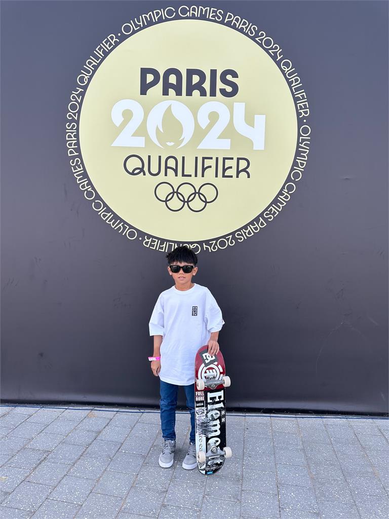 台灣之光！9歲滑板小將豋「3千萬粉奧運社群」　激喊：拿下金牌