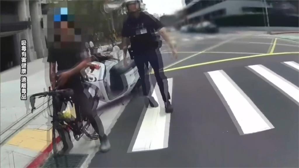 台北南港抓腳踏車毒駕！　30歲工人身上還藏毒