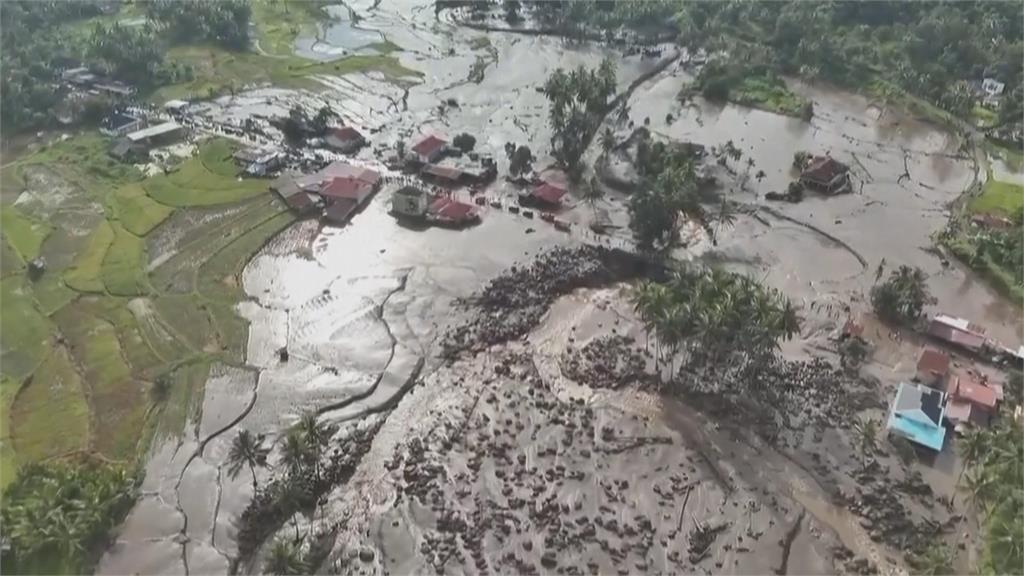 印尼山洪暴發、火山泥流　增至37死、16失蹤