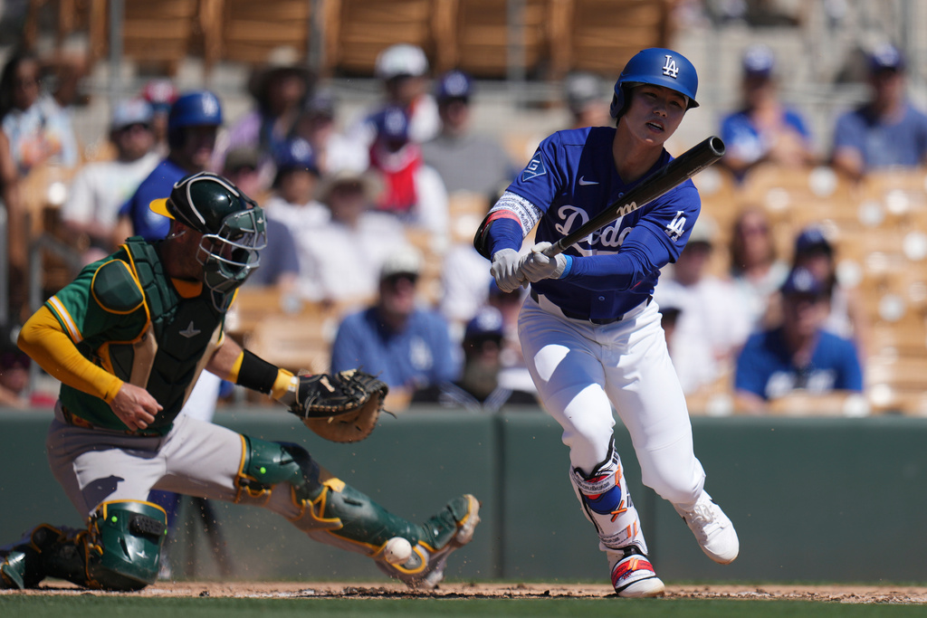 MLB(影)／春訓打擊品質不佳仍需磨練！道奇決定下放金慧成開季在3A